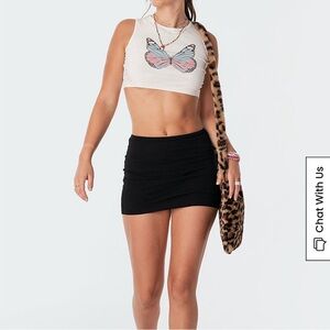 Edikted Aisha Low Rise Mini Skirt